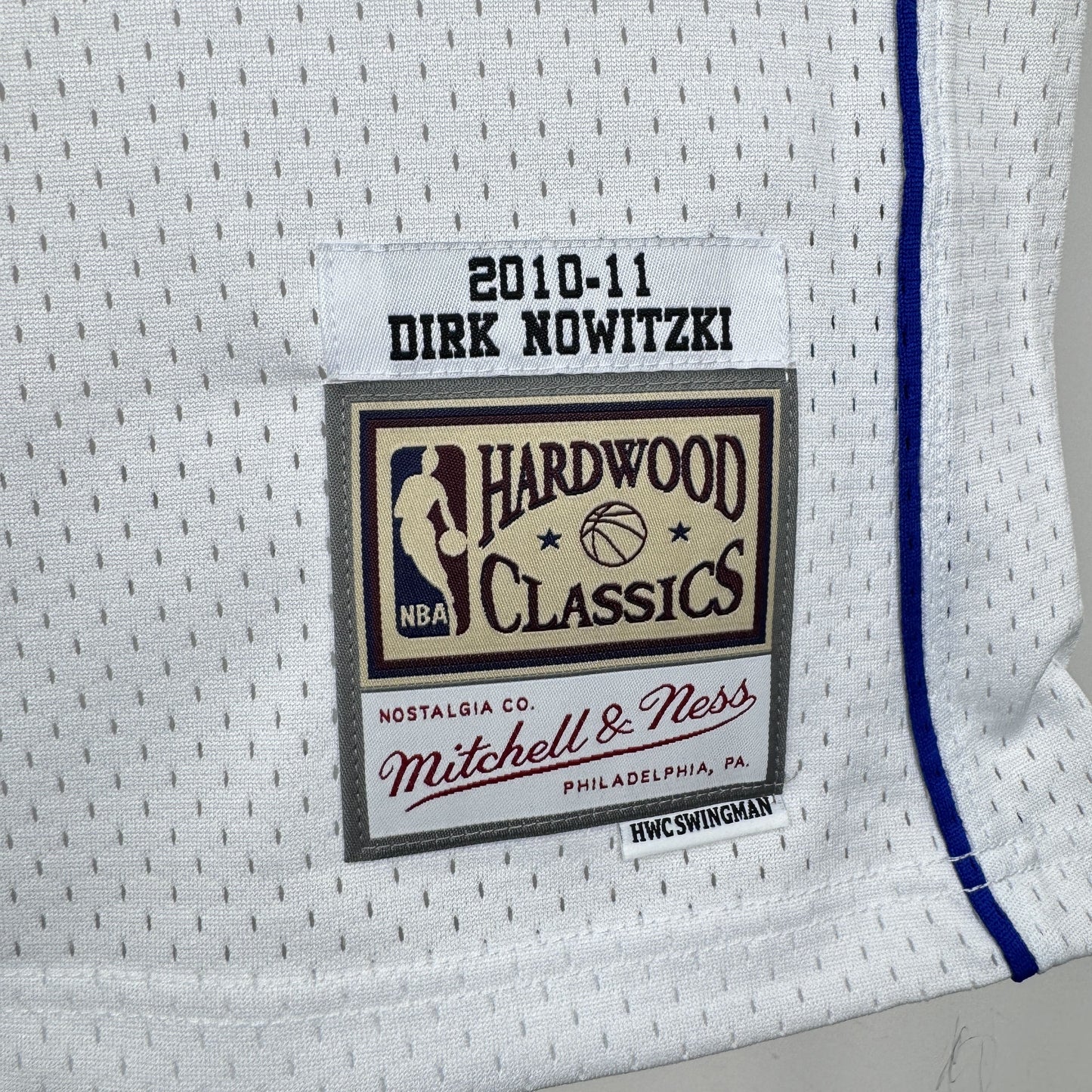 Regata Dallas Mavericks NBA 2010 Mitchell And Ness Hardwood Classics Masculina (Sob encomenda)