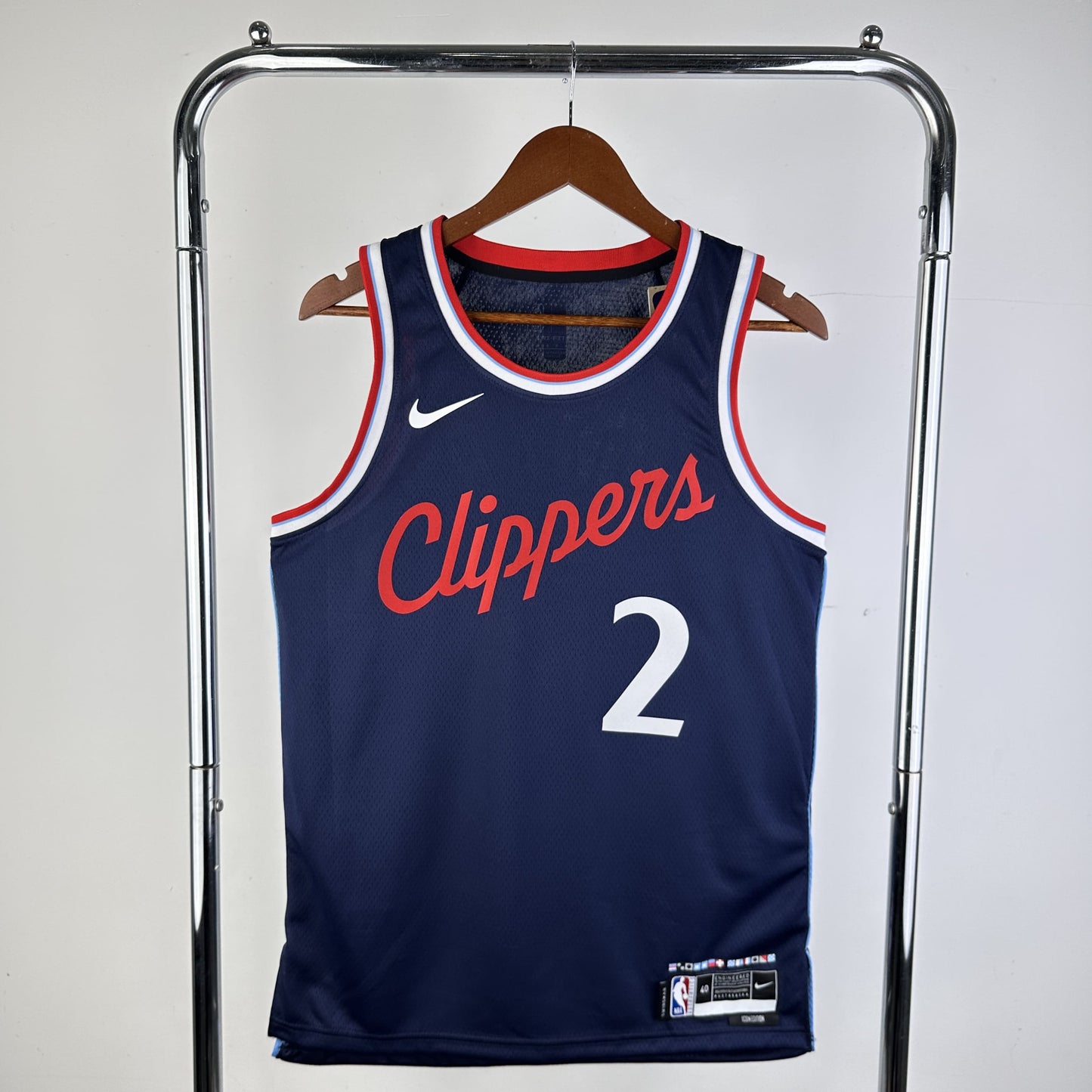 Regata Los Angeles Clippers NBA 2024 Icon Edition Swingman Masculina (Sob encomenda)