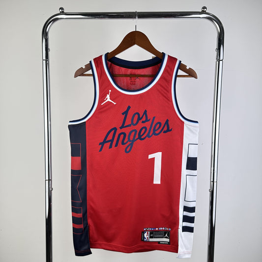 Regata Los Angeles Clippers NBA 2024 Statement Edition Swingman Masculina (Sob encomenda)