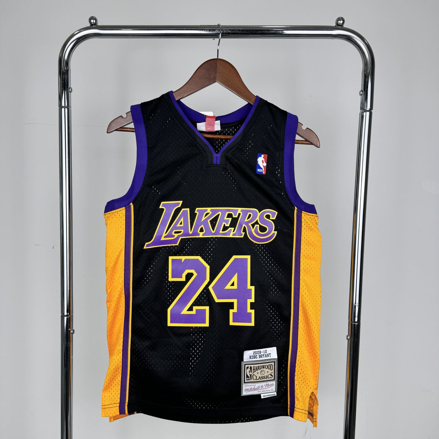 Regata Los Angeles Lakers NBA 2009 Mitchell And Ness Hardwood Classics Masculina (Sob encomenda)