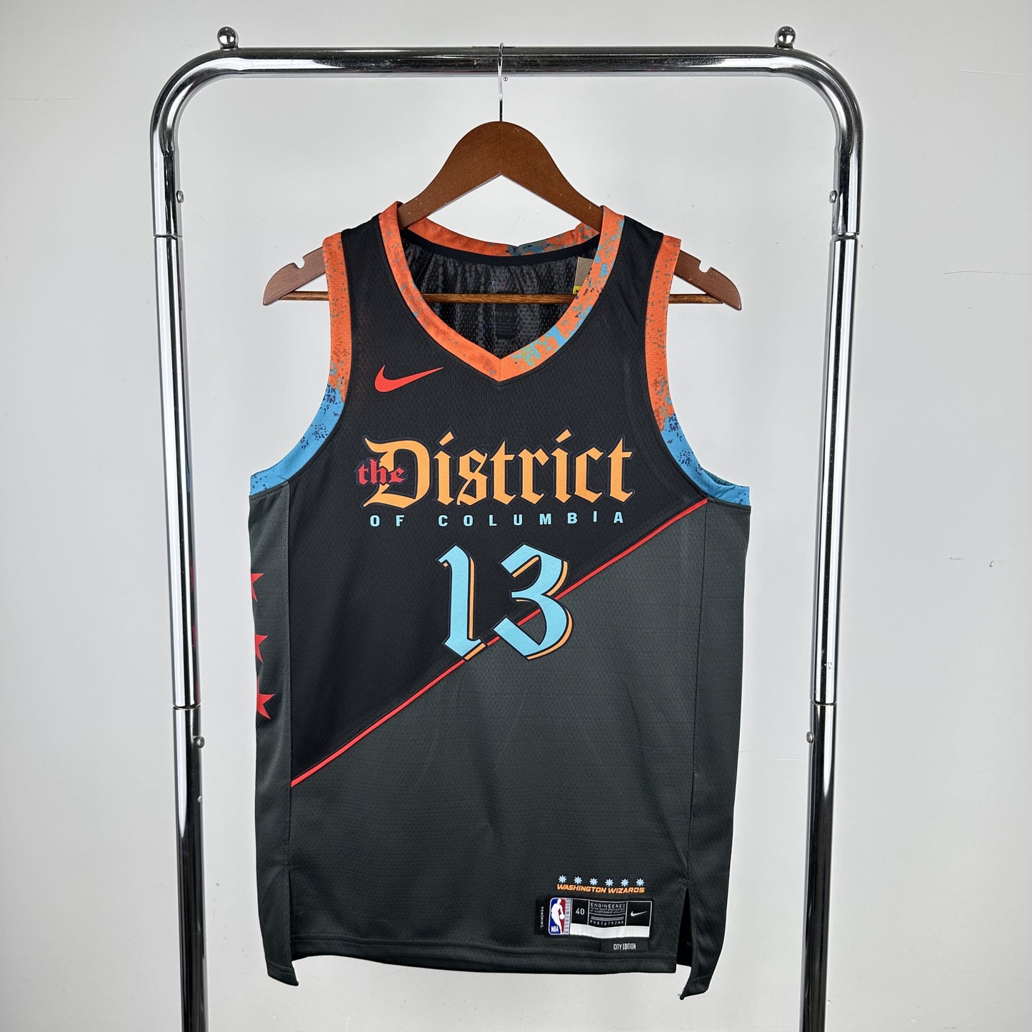 Regata Washington Wizards NBA 2023 City Edition Swingman Masculina (Sob encomenda)