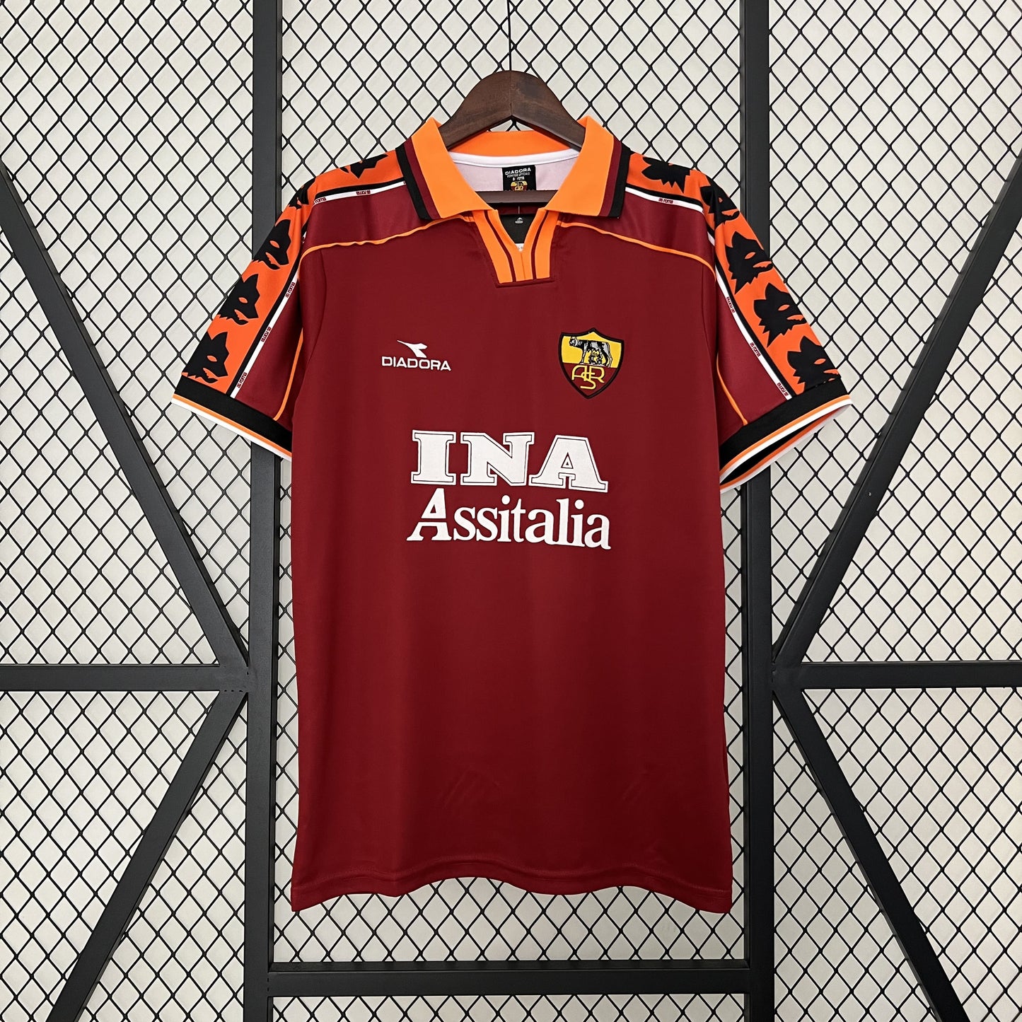 Camisa Roma I 98/99 Retrô (Sob encomenda)