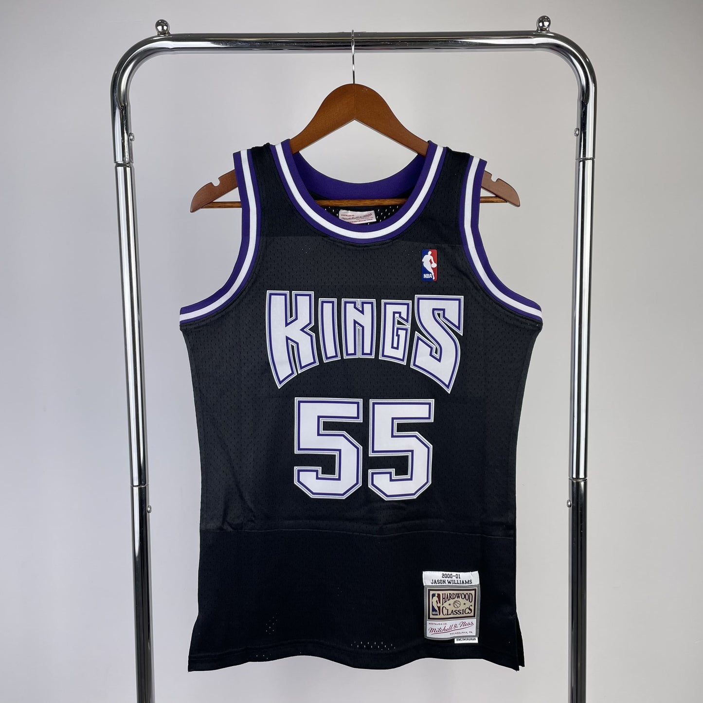 Regata Sacramento Kings NBA 2000 Mitchell And Ness Hardwood Classics Masculina (Sob encomenda)