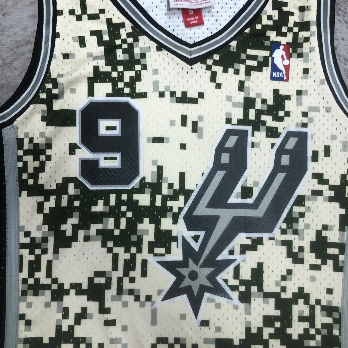 Regata San Antonio Spurs NBA 2013 Mitchell And Ness Hardwood Classics Masculina (Sob encomenda)