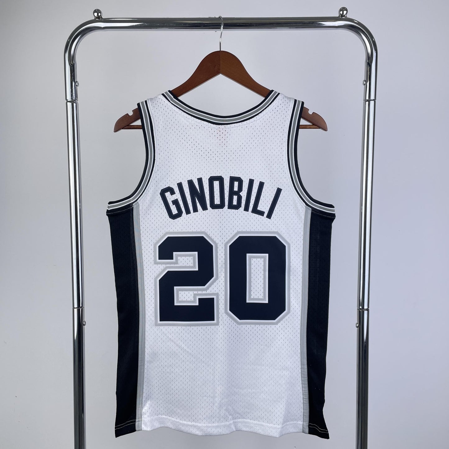 Regata San Antonio Spurs NBA 2002 Mitchell And Ness Hardwood Classics Masculina (Sob encomenda)