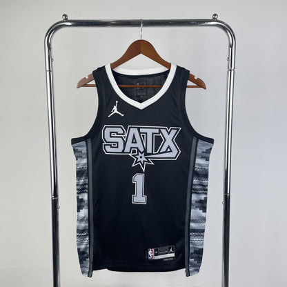 Regata San Antonio Spurs NBA 2023 Statement Edition Swingman Masculina (Sob encomenda)