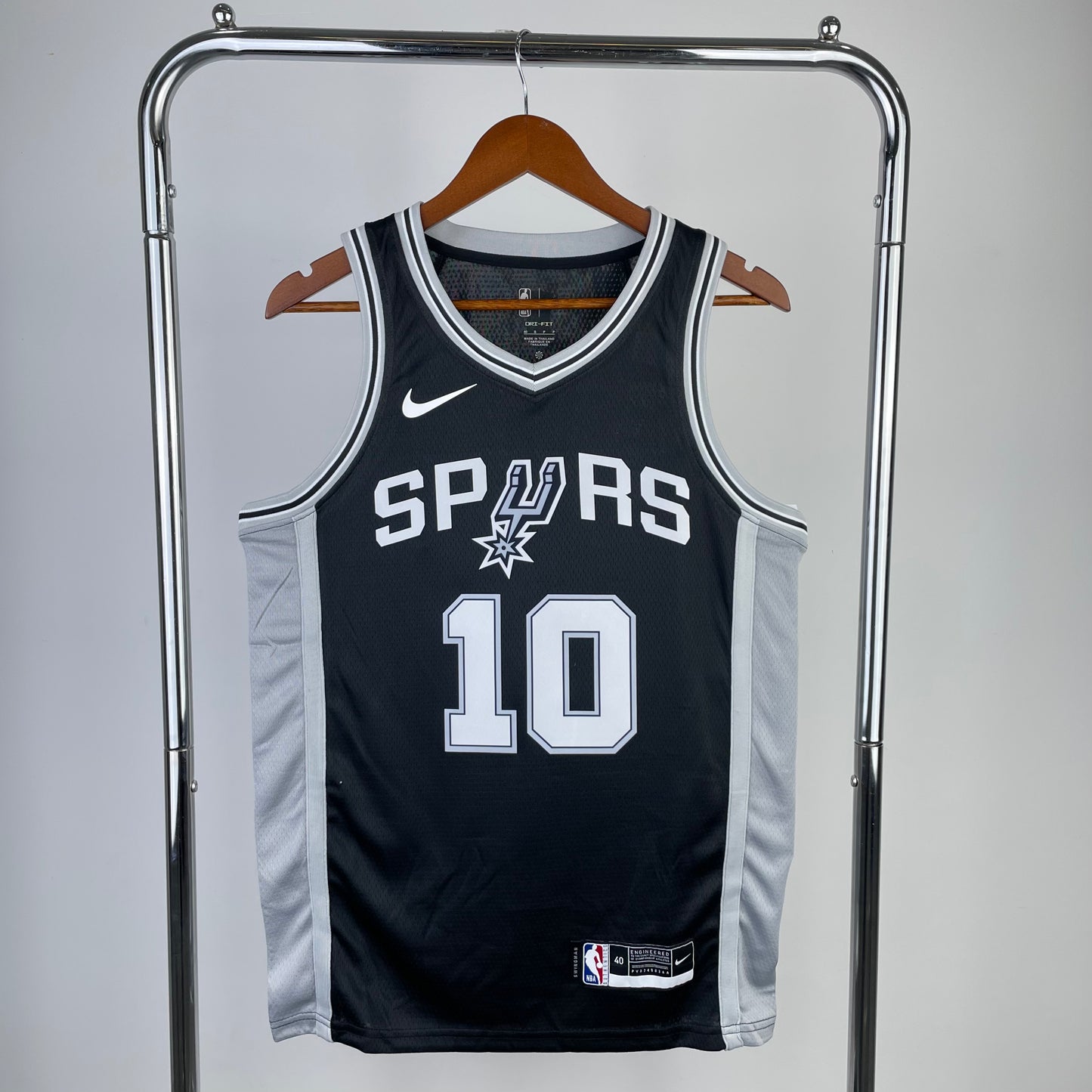 Regata San Antonio Spurs NBA 2023 Icon Edition Swingman Masculina (Sob encomenda)