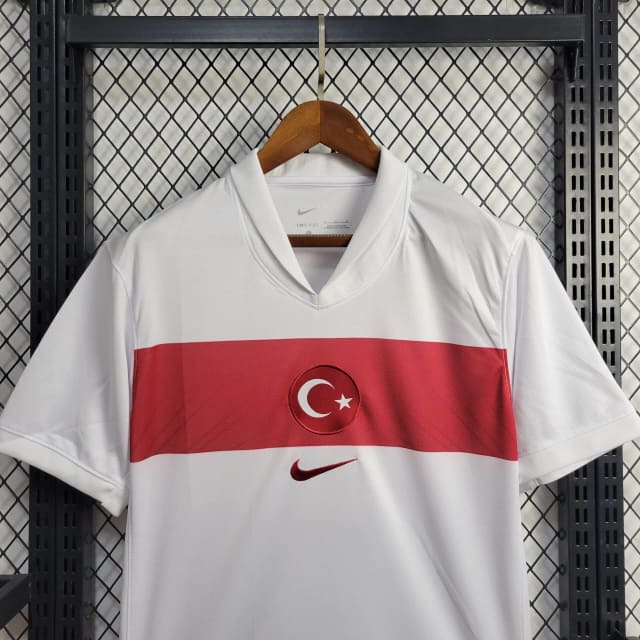 Camisa Turquia I 2024 Torcedor (Sob encomenda)